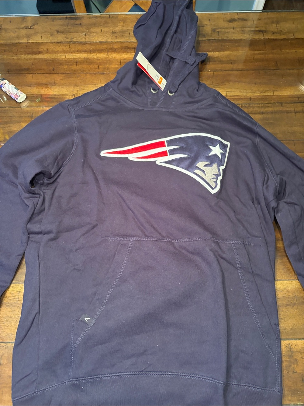 Men's Navy Patriots Pullover Hoodie